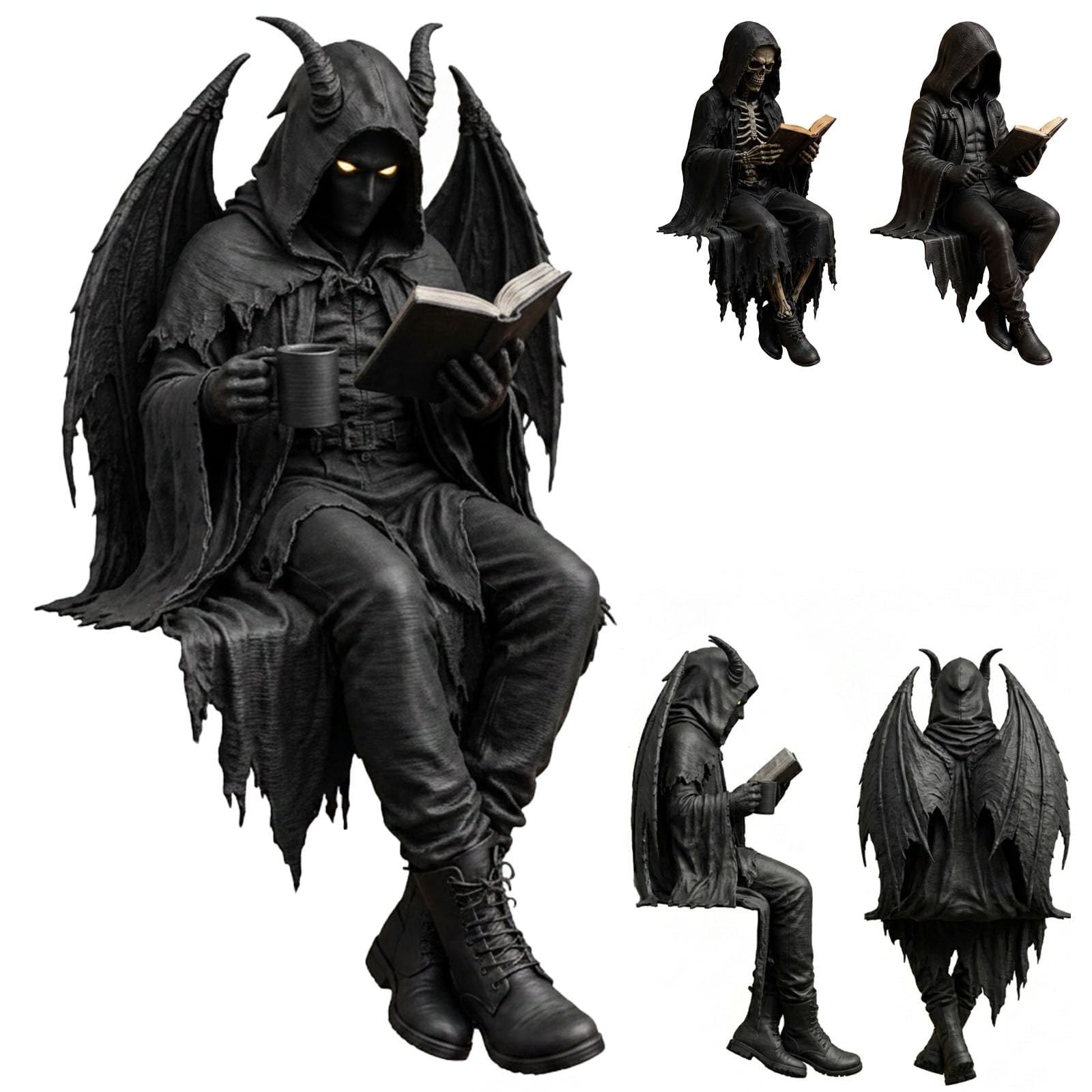 Dark Fantasy Gothic Characters Collectible Statue for Home Decor and Art Enthusiasts