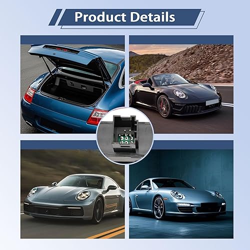 Miniatura 6 de FZJDSD Hood Decklid Release Trunk Switch Assy Compatible con Porsche 911 2006-2001 Carrera 2005 2006 2012 Targa 2012 Cayman 2006-2012 Boxster