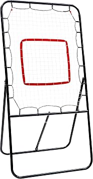 4 Lacrosse Bounce Back Rebounder Pitch Back Ball Return Training Screen by Trademark Innovations