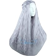 Angelaicos Women's 70cm Lolita Fluffy Wavy Party Sexy Hair Full Wig Long (Gray), Opens in a new tab