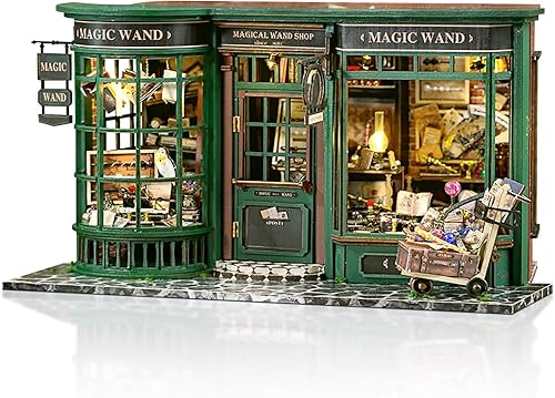 GuDoQi Kits de casa en miniatura para bricolaje, kit de casa de muñecas en miniatura con muebles, kits de casa pequeña escala 124, manualidades