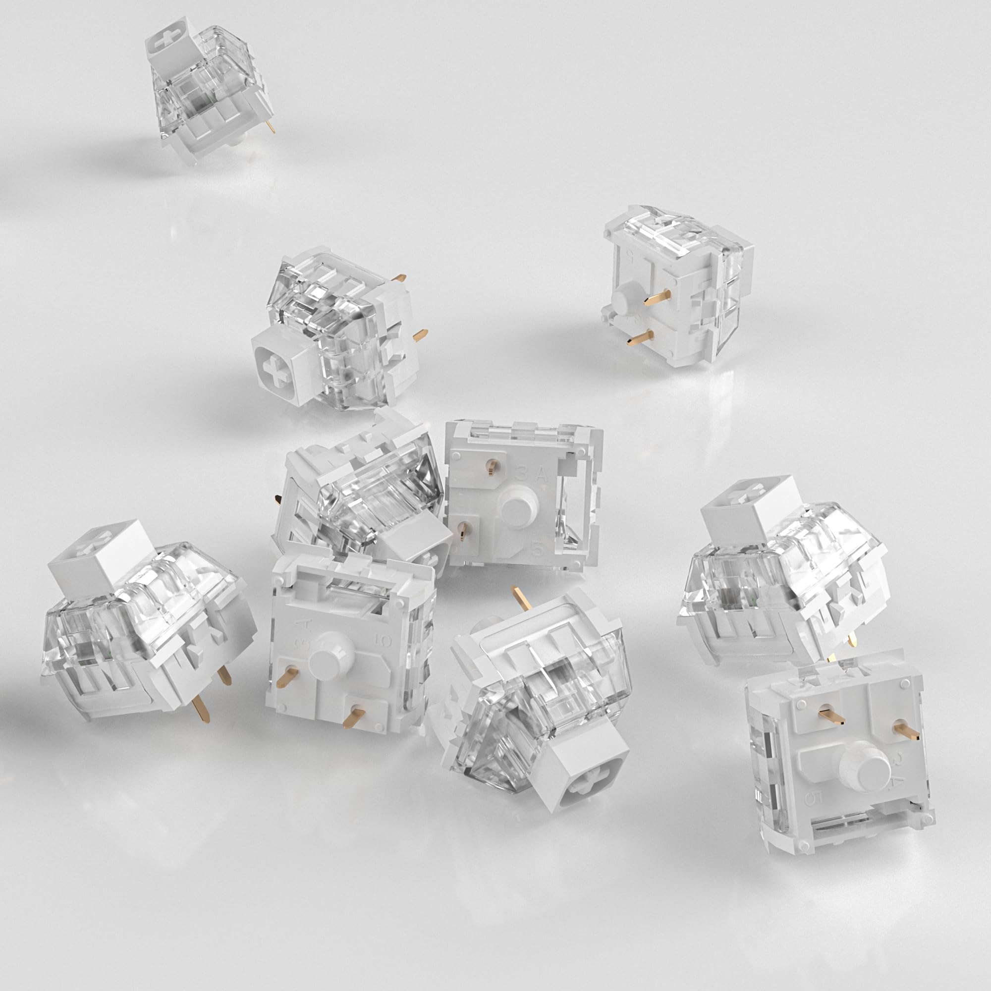 Amazon.co.jp: Zjmehty Kailh Box ホワイトスイッチ メカニカル