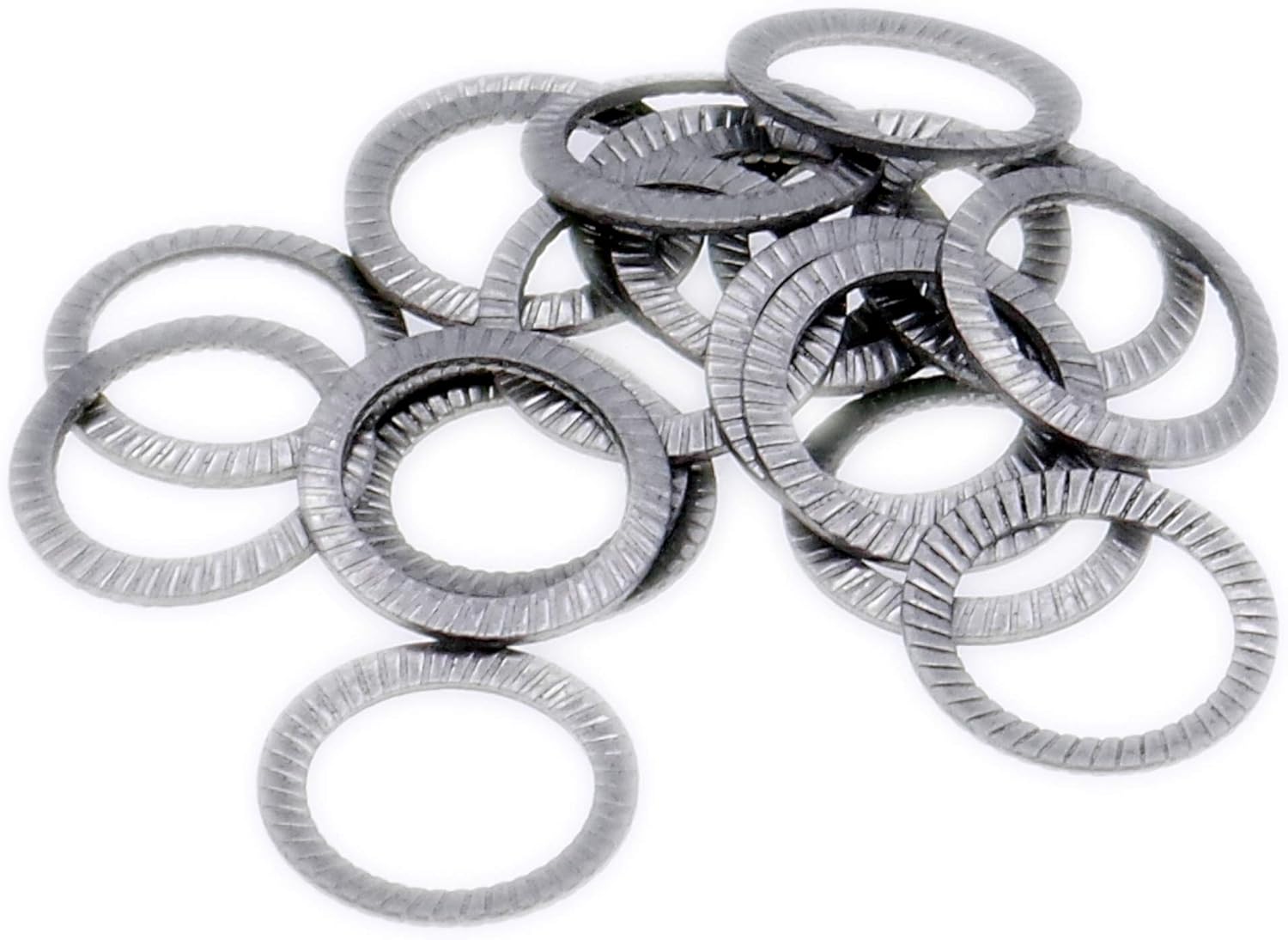 M2 (2mm) Locking Washer (Serrated) - Stainless Steel (A2) (Pack of 20), M2 - Serrated - A2(20) - Image 3