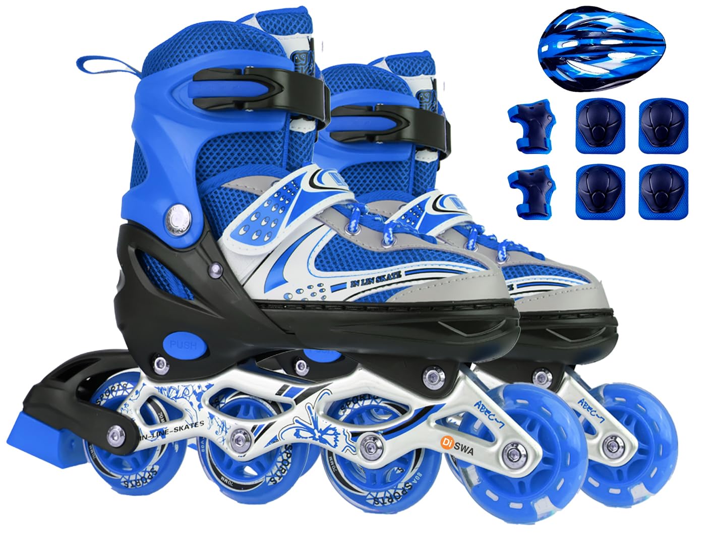 See full amazon price history chart for Diswa Adjustable Aluminium Body InLine Skates Combo Size S (29-33) , Blue , Unisex Diswa Adjustable Aluminium Body InLine Skates Combo Size S (29-33) , Blue , Unisex (B07NSSKJ5C) Amazon Price History, Amazon Price Tracker