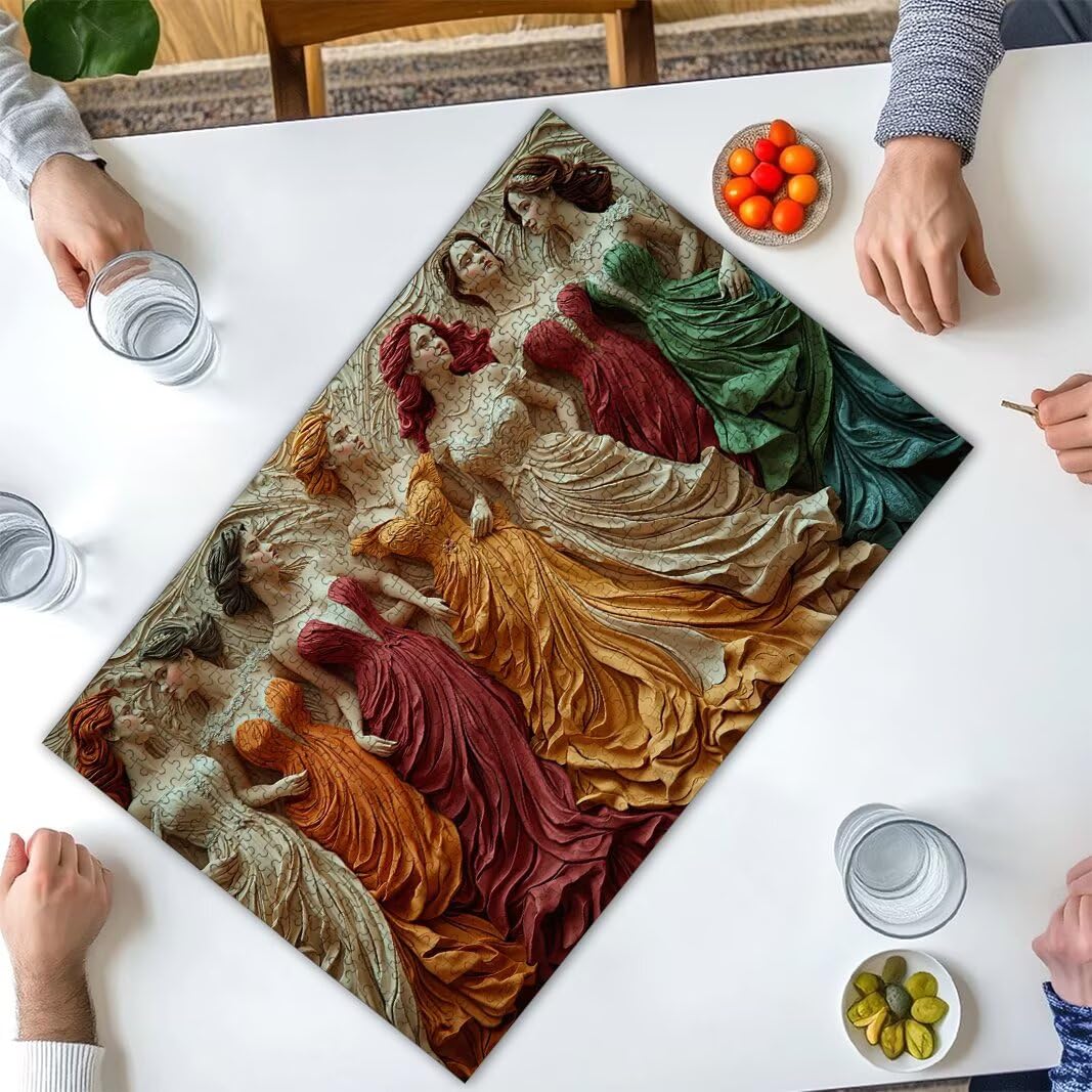 Puzzle dla kobiet, puzzle 5000 elementów dla dorosłych, prezent dla kobiet