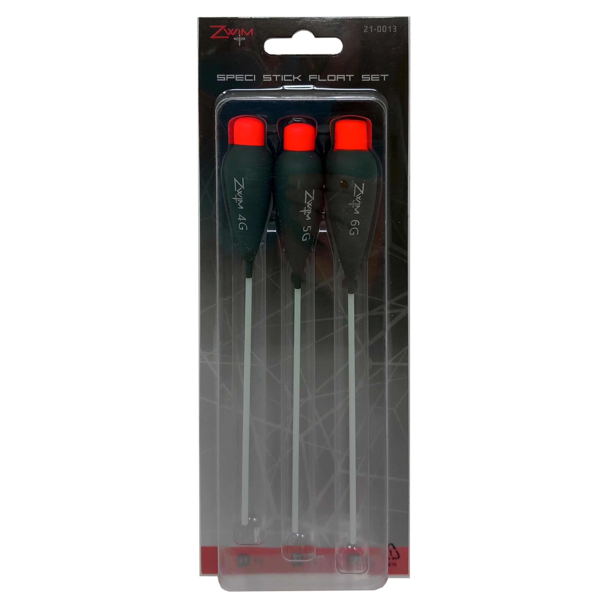 ZWIM Speci Stick Float Set 3pc 4g 5g 6g | River & Specimen Coarse Fishing Floats [21‑0013]