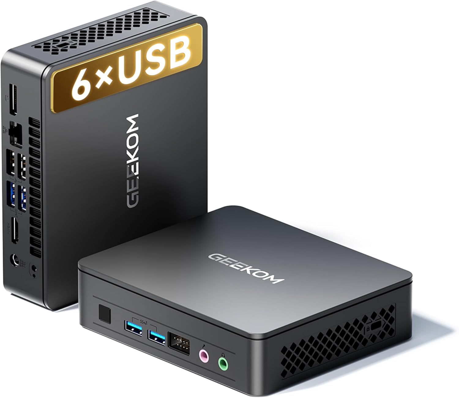 GEEKOM Air12 Lite Mini PC (3-Year Quality Support),with 12th Gen Intel N150 (Upgraded N100),16GB RAM 512GB NVMe PCIe M.2 SSD,6 USB Ports 9-Pin Mini Desktop Computer for Home/Business/Office GEEKOM Air12 Lite Mini PC (3-Year Quality Support),with 12th Gen Intel N150 (Upgraded N100),16GB RAM 512GB NVMe PCIe M.2 SSD,6 USB Ports 9-Pin Mini Desktop Computer for Home/Business/Office