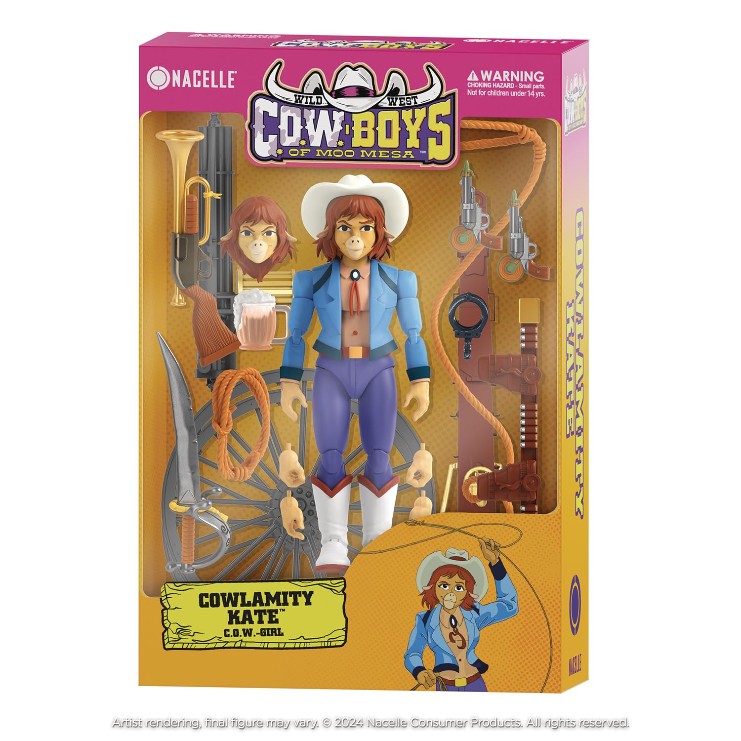【フィギュア】KamatyMoon リトルモモンズ ウエスタン Nacelle Consumer Products C.O.W. Boys of Moo Mesa: Cowlamity Kate