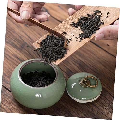 Miniatura 8 de Recipiente de café de cerámica para té, tarro de galletas de cerámica, tarro de galletas vintage, recipiente de cerámica hermético, recipiente de