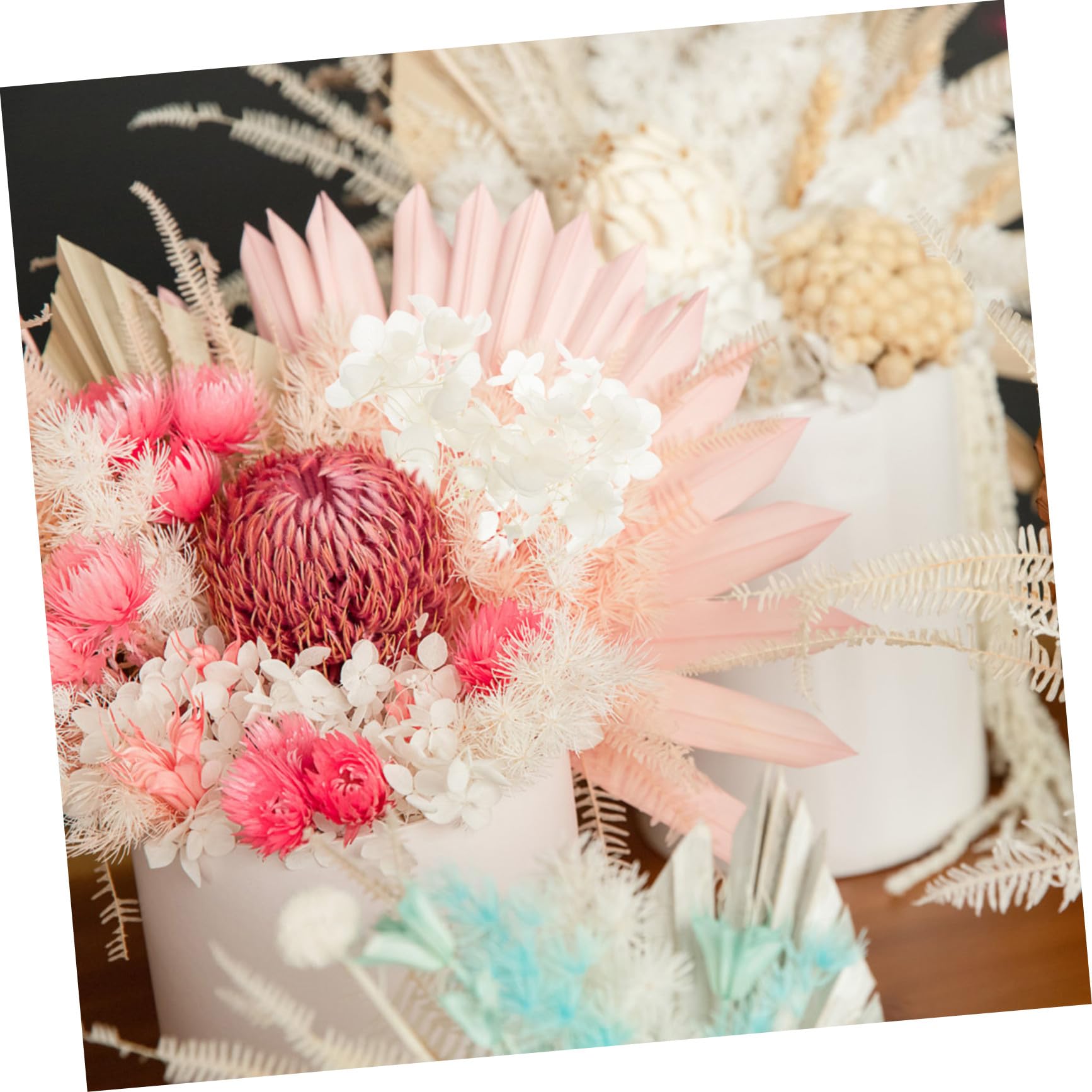 Amazon | GALPADA ドライフラワー素材 押し花手作りセット ホワイト