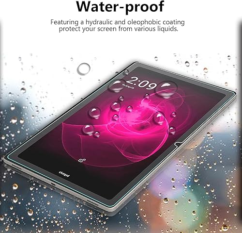 Miniatura 5 de T-Mobile REVVL Tab 5G - Protector de pantalla de vidrio templado de 10.36 pulgadas (2023), antihuellas, dureza 9H, compatible con fundas, sin