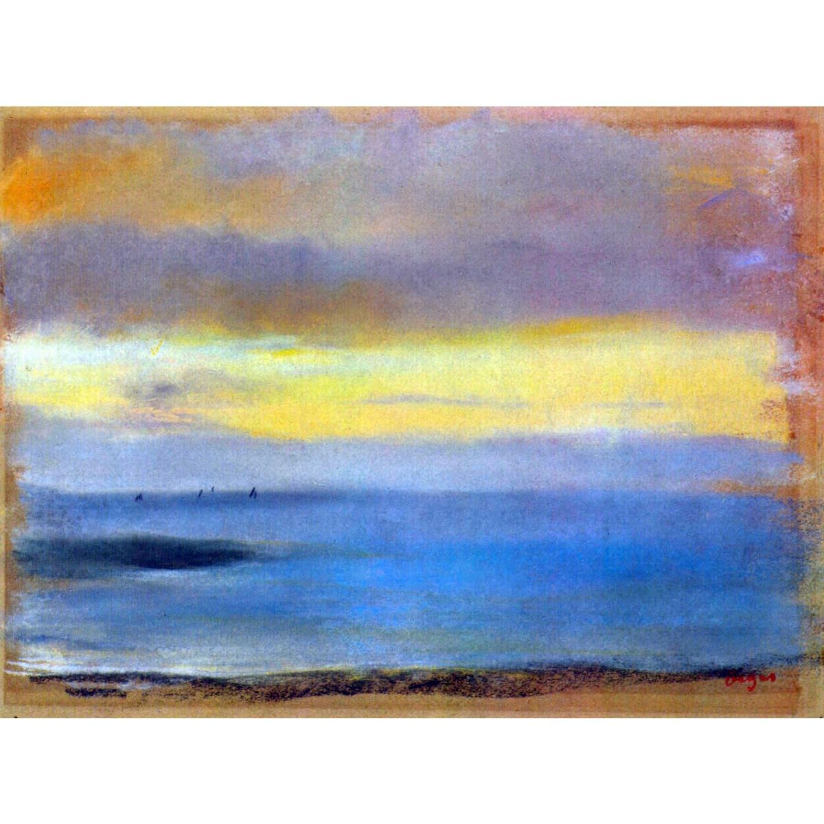 Degas impression sur toile qualité musée : encres d'archives d'art - 2