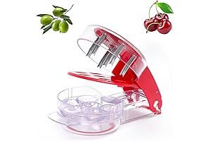 Effortless Cherry Pitter Tool - Pit 6 Cherries with Ease
