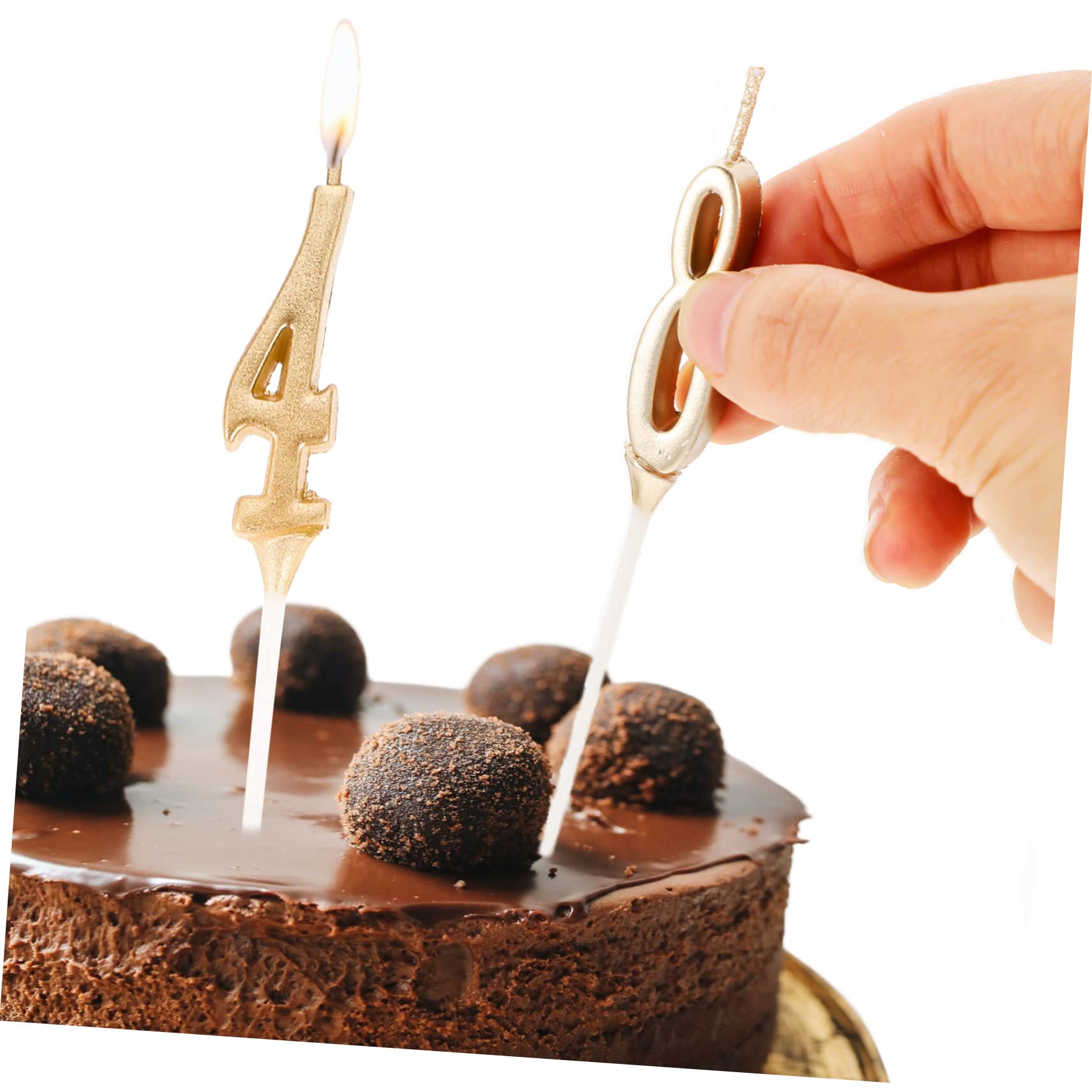 TOPBATHY 3 Juegos Juego De Velas con Números Vela para El Primer Cumpleaños Adorno para Tarta De Feliz Cumpleaños Vela con Números Parpadeantes Trucos para Tartas De 20 Piezas * 3