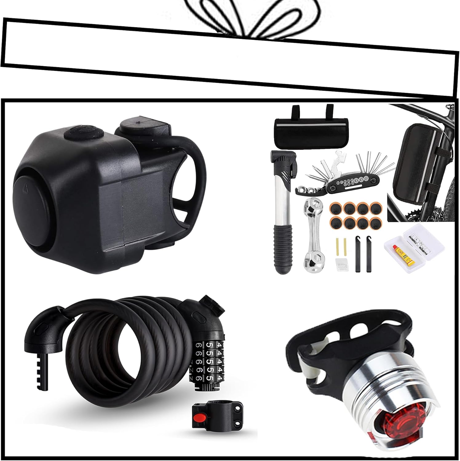 Vipdrive Electric Bike for Adults, Combo Package Includes