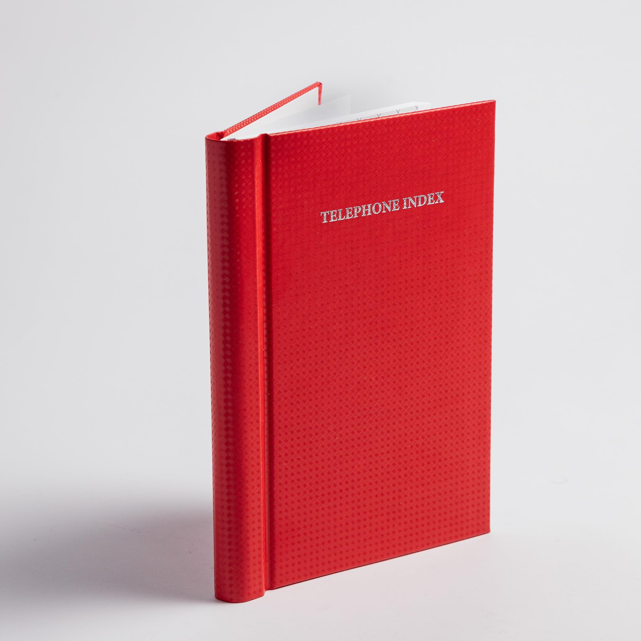 Telephone Address Book A-Z Index Hard Back Cover A5 Address Book Spiral Desgin (Red Spiral) - Image 3