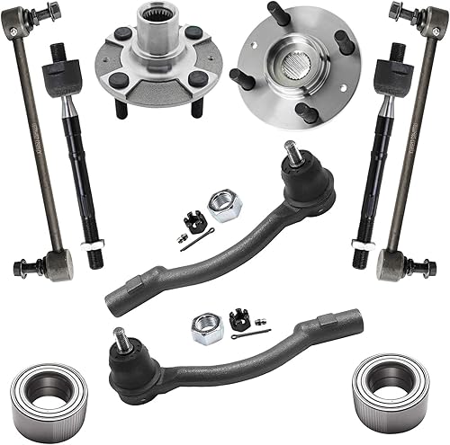 Miniatura 311 de Detroit Axle - Kit de cubos de rodamiento de rueda delantera de 6 piezas para Dodge Dart 2013-2016, Chrysler 200 2015-2017, 2 cojinetes de rueda