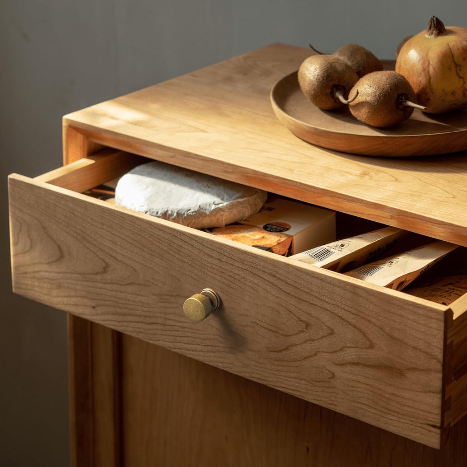 Antique Brass Mushroom Cabinet Knobs with Mounting Hardware