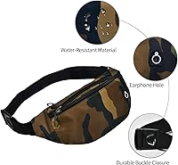 Vista 133 de Riñonera para hombres y mujeres, impermeable, para deportes, para viajes, senderismo, correr