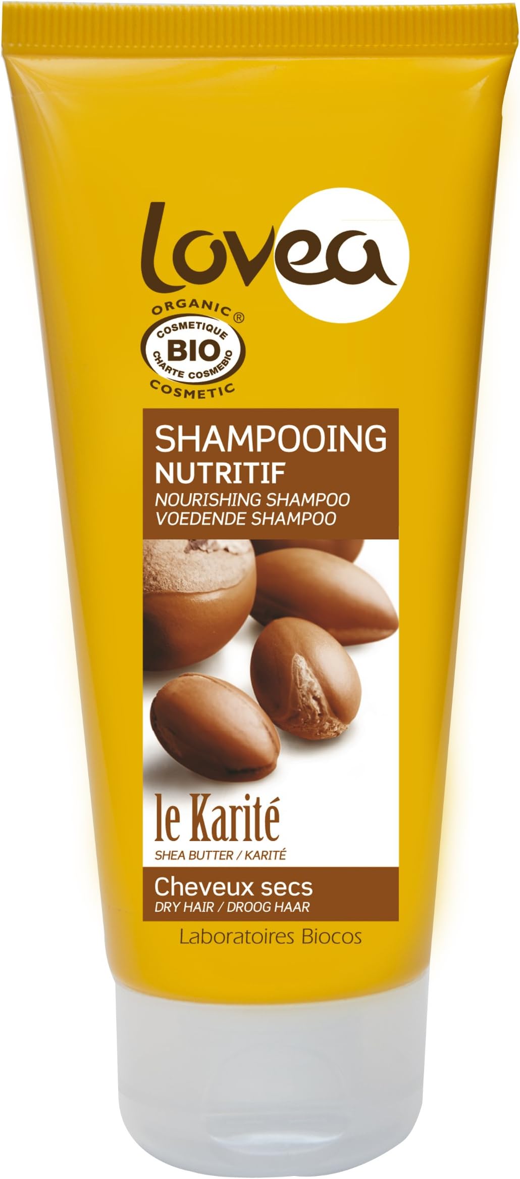Lovea Nourishing Shampoo Certified Organic Burkina Faso Shea 200 ml Pack of 2
