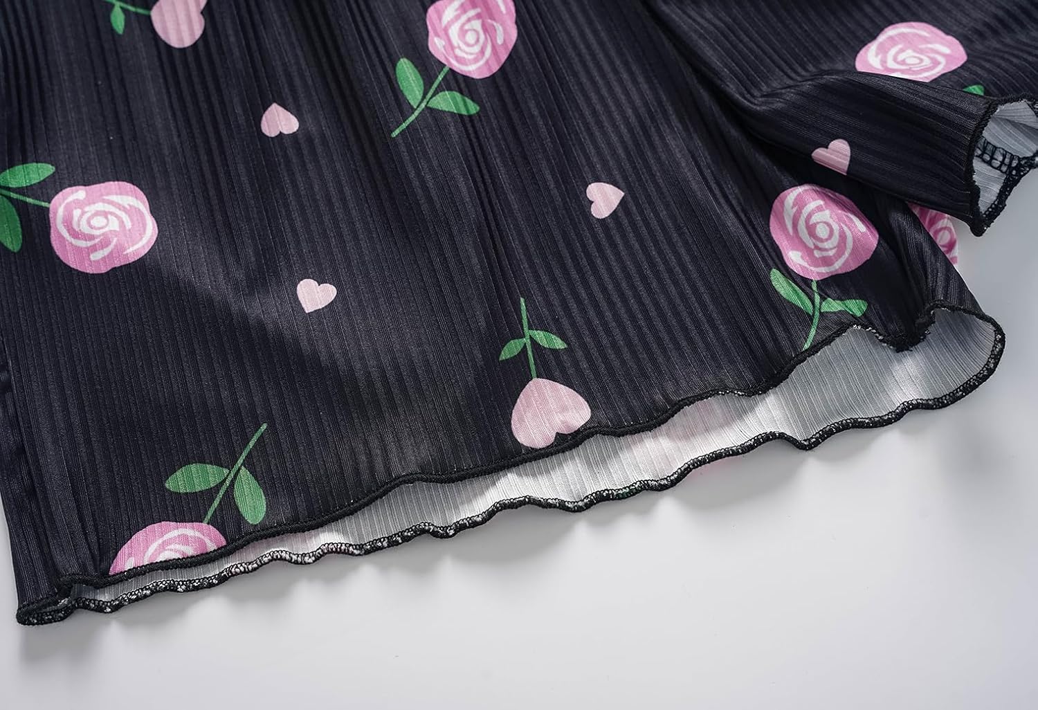 Vopmocld Girls Button Down Pajama Sets Sleeveless Tank Top with Shorts for Teen Girls Summer Casual Clothes Loungewear - Image 7