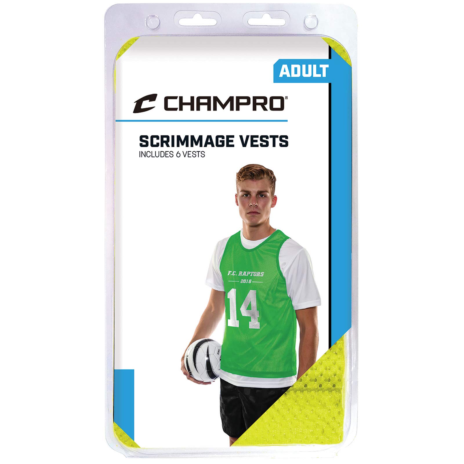 Champro Scrimmage Micro Mesh Soccer Pinnie - 6 Pack