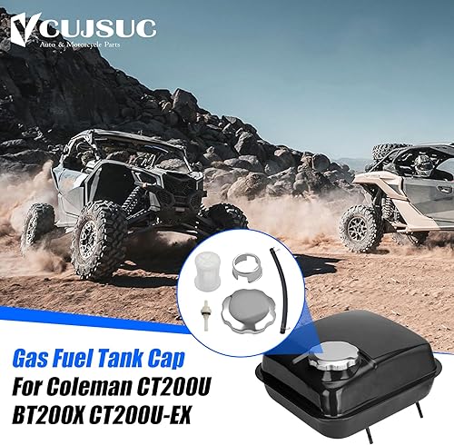 Miniatura 12 de Tapa del depósito de combustible de gas para Coleman CT200U BT200X CT200U-EX para Baja MB165 MB200 Doodlebug Mini Bike para Honda 4HP-13HP Motor