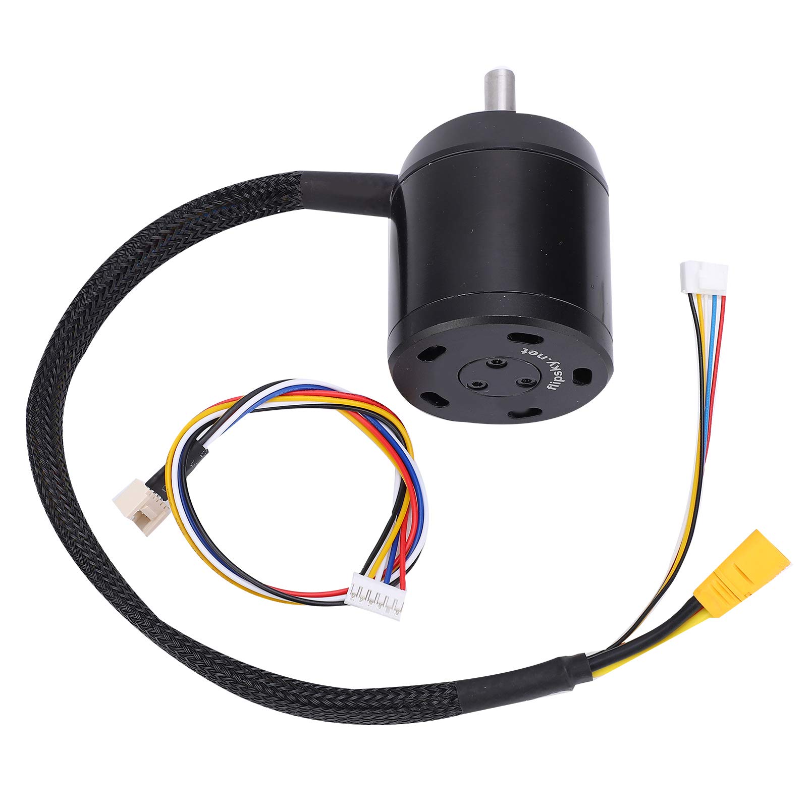 ViaGasaFamido Motor sin escobillas del motor del coche RC, teledirigido para el modelo de coche monopatines Drone impermeable DC36V 200KV 1380W,motor dedicado