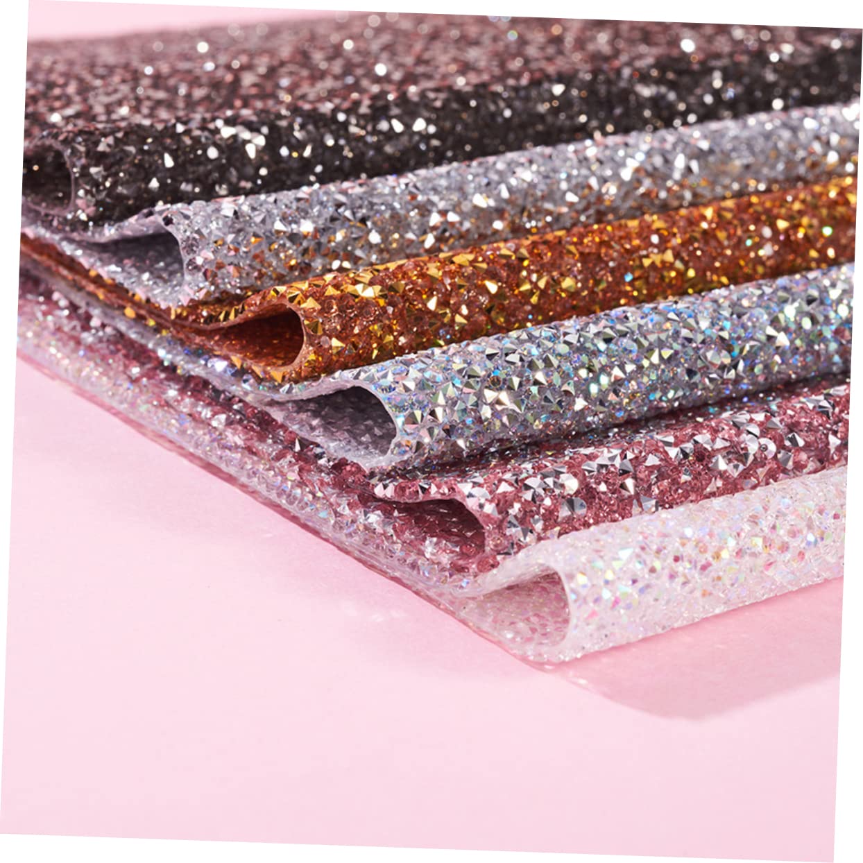 Light Silver Rhinestone Nail Mat Nail Cover for Manicure and Diy Use and Art Schools