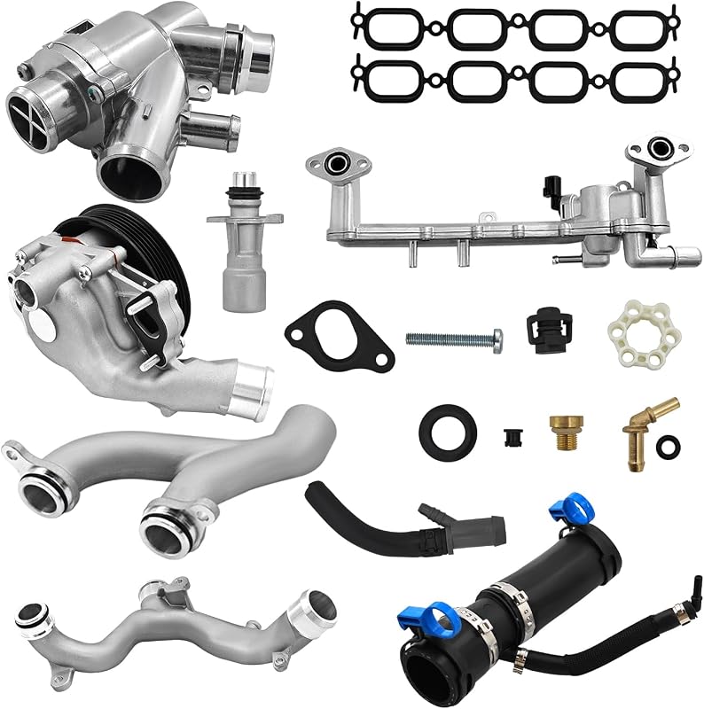 Kit do sistema de arrefecimento em alumínio Kartiyer LR122709 para Jaguar e Land Rover – Conjunto