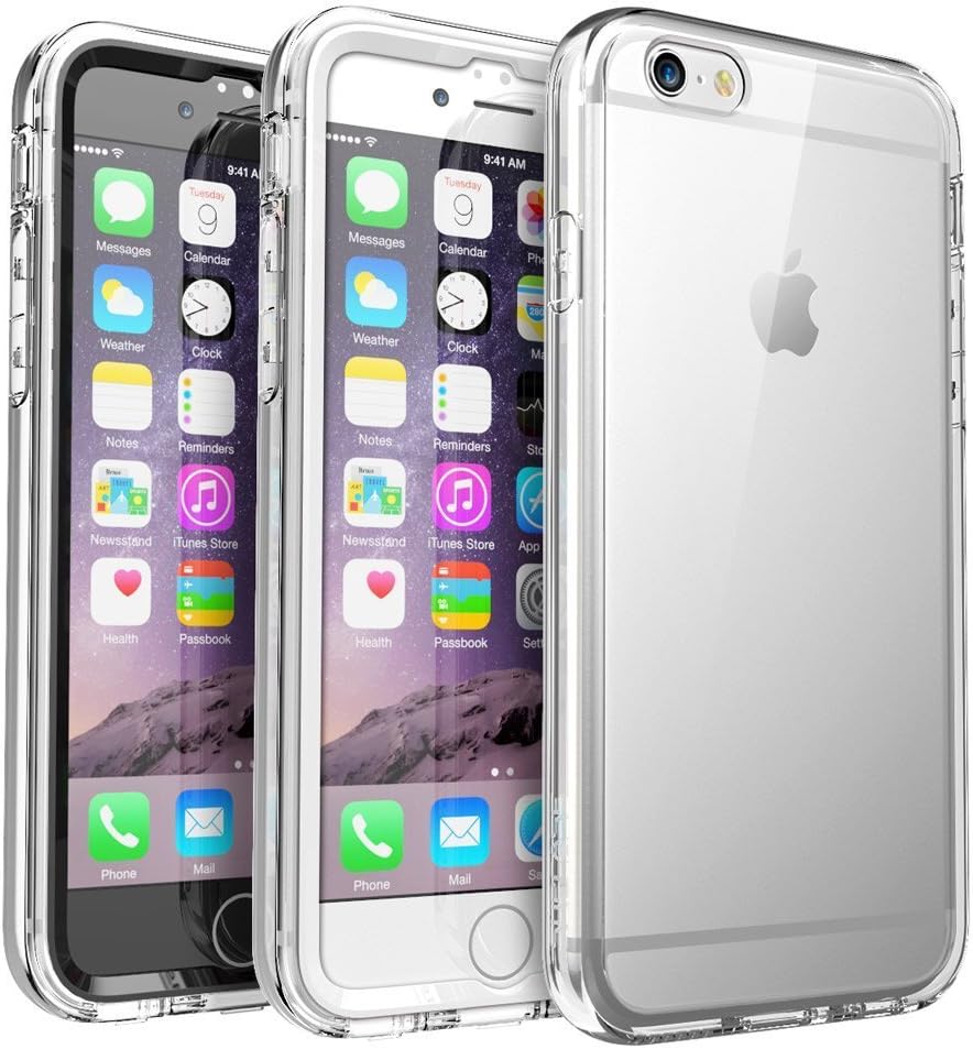 SUPCASE iPhone 6 Plus / 6S Plus Case, Ares Full-body Rugged Clear Bumper Case with Built-in Screen Protector for Apple iPhone 6 Plus 2014 / iPhone 6s Plus 2015 5.5 Inch