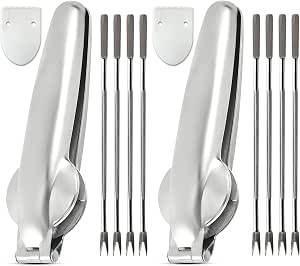 304 Stainless Steel Chestnut Cutter & Nut Opener - Ergonomic Non-Slip Handle For Walnuts, Kitchen Use - View #5