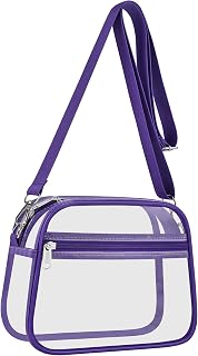 USPECLARE Clear Bag for Stadium Events Clear Sports Fan Handbags Purses
