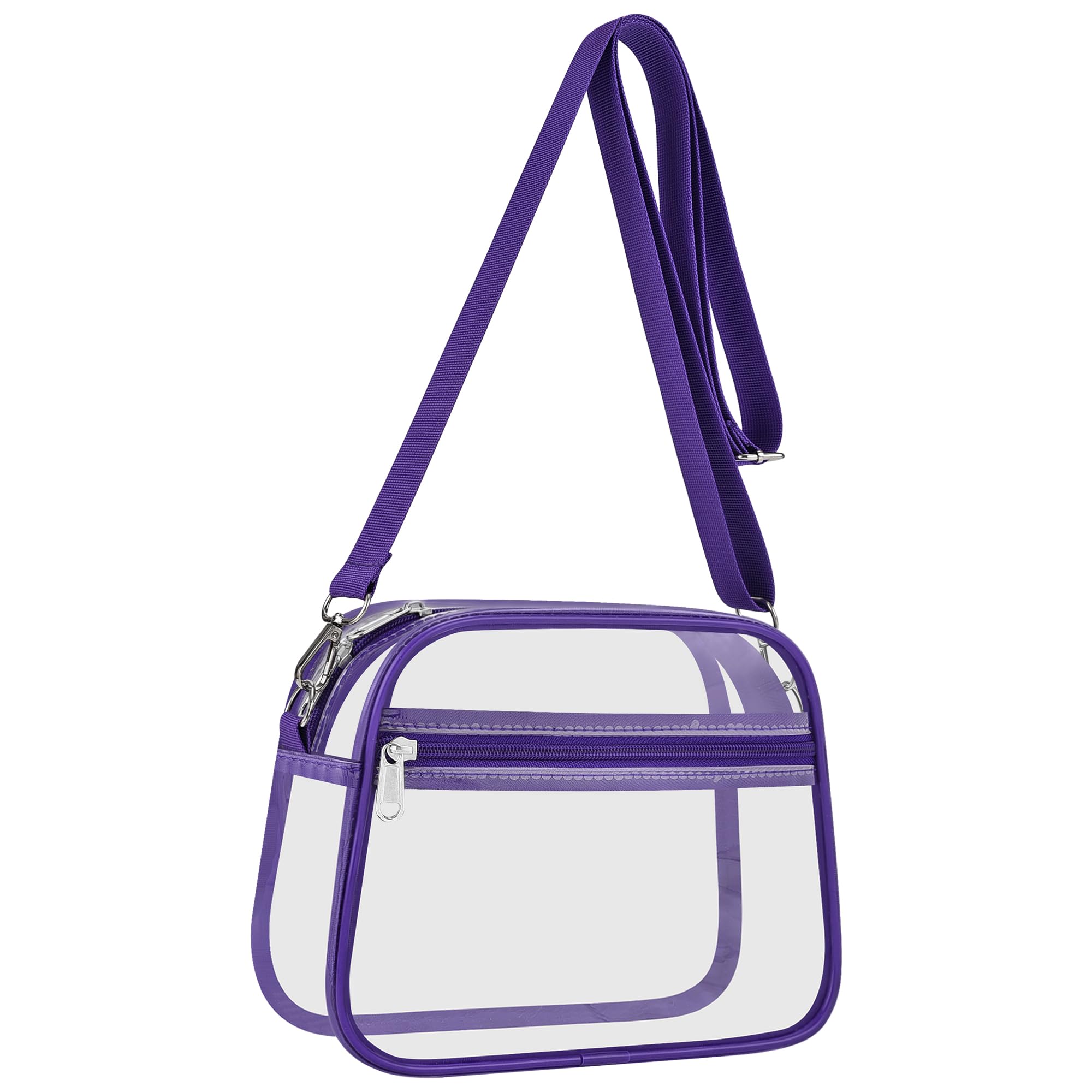 USPECLARE Clear Bag for Stadium Events Clear Sports Fan Handbags Purses