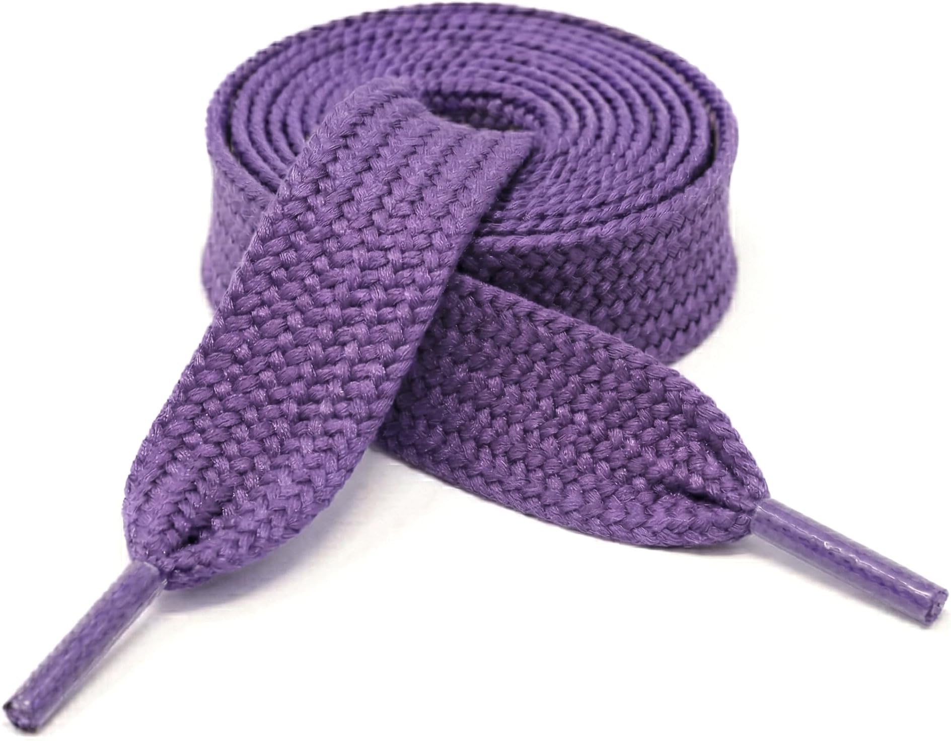 Thick Flat 3/4" Wide Shoelaces Solid Color Strings for All Shoe Types - Chunky Fat Laces for Sneakers, Boots