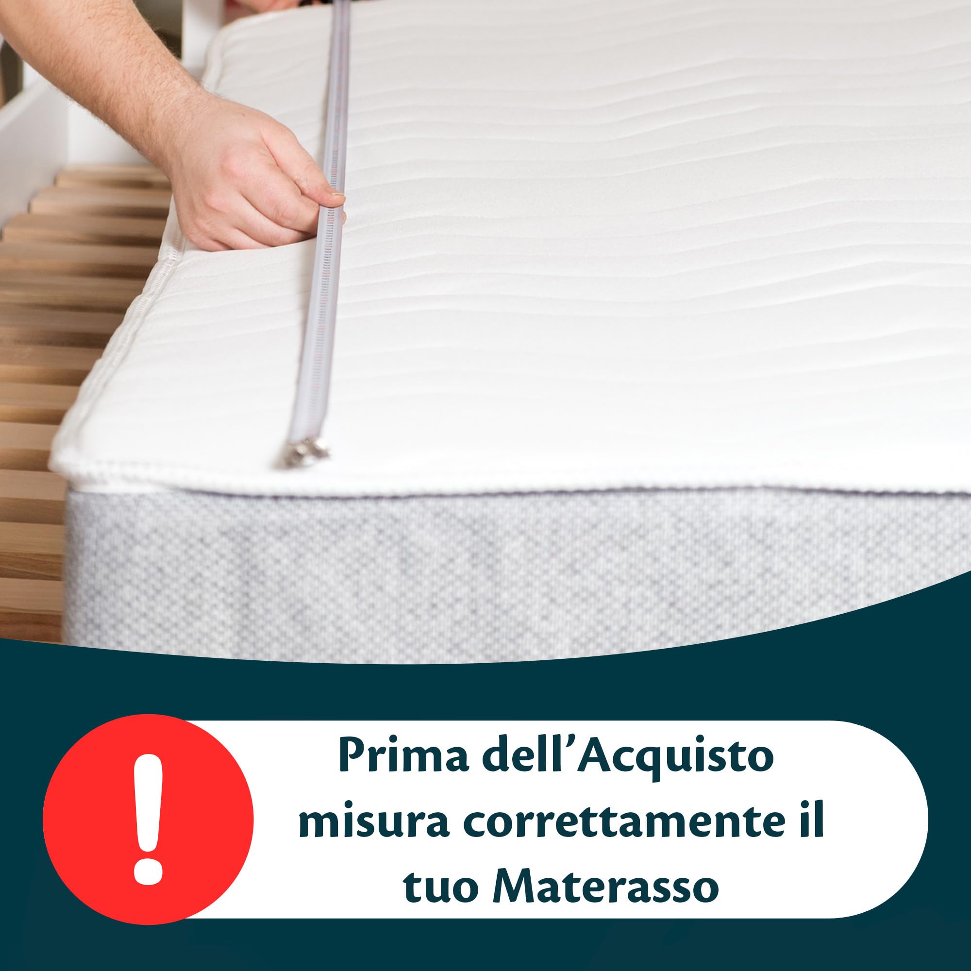 Topper Una Piazza e Mezza 120x200 in Foam per Materasso Correttore Alto 6 cm con Rivestimento Sfoderabile e Lavabile Futon Top per Letto e Divano Letto per Massimo Comfort e Sonno Migliore