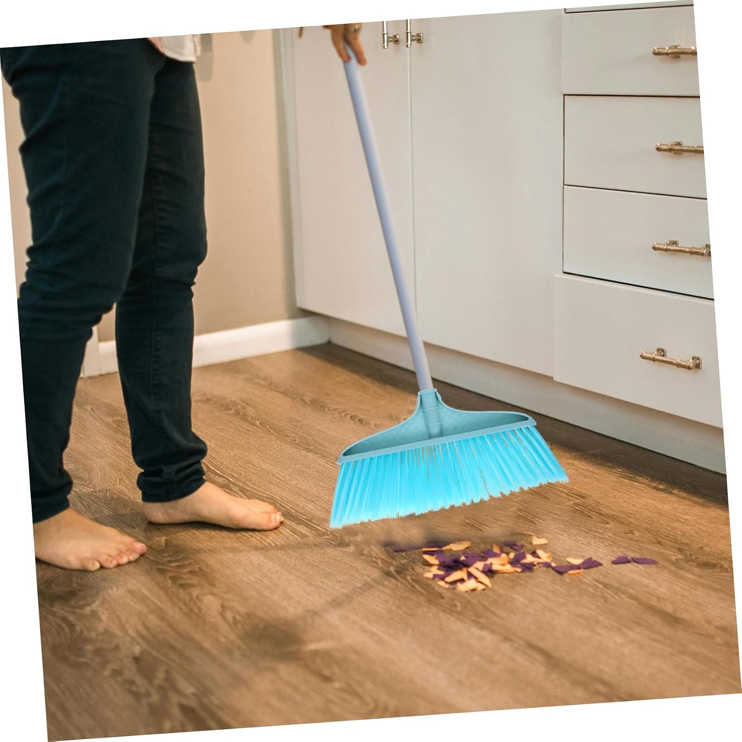 Broom Head Replacement Convenient and Practical Sweeper Head for Household Cleaning Easy Installation Thick Bristles for Debris Removal for Home Use