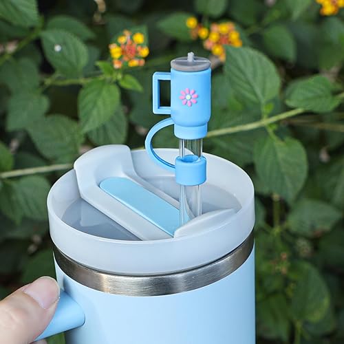 Miniatura 6 de Tapa de popote para Stanley Cup  4 piezas de adornos de paja de 0.394 in para vasos Stanley de 30 y 40 onzas