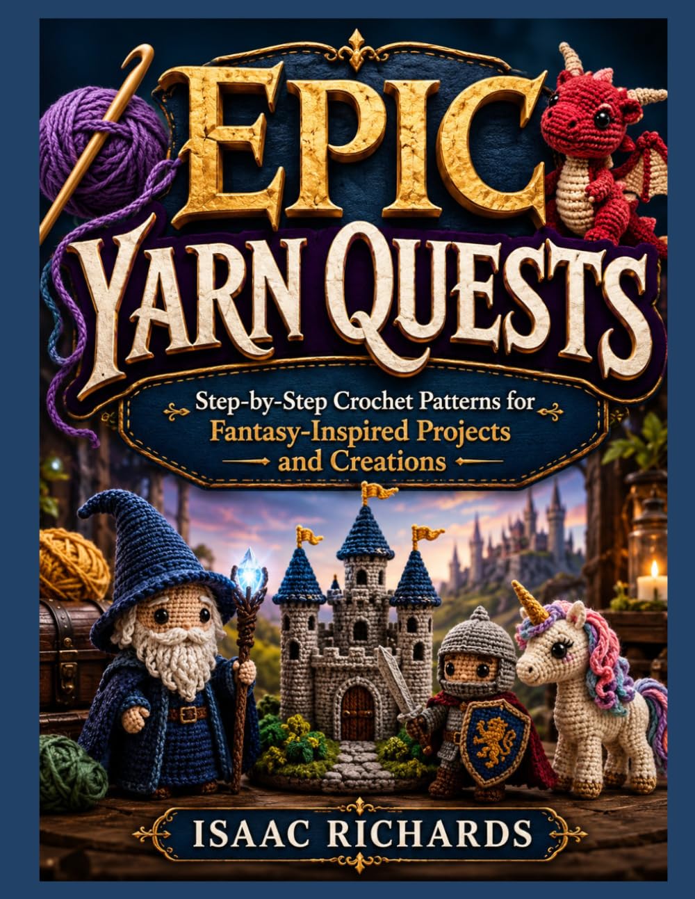EPIC YARN QUESTS: Step-by-Step Crochet Patterns for Fantasy-Inspired Projects and Creations