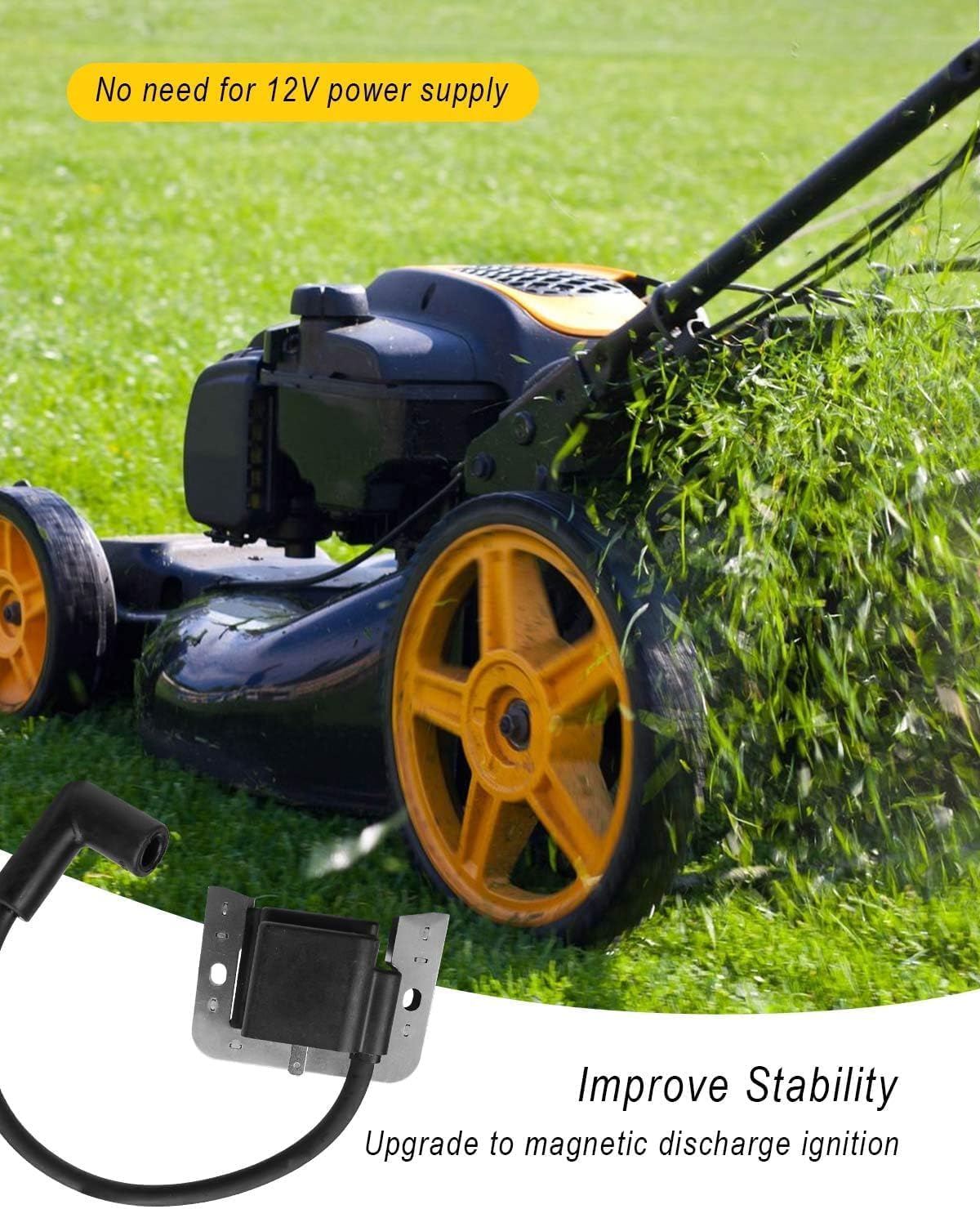 32-707-01-S Ignition Coil Fit for Kohler CH20 CH23 CH640 CH740 Replace 25-707-03-S 24-584-52-S 24-584-63-S 24-584-89-S, Lawn Mower Engine MDI Module Conversion, 2Pcs