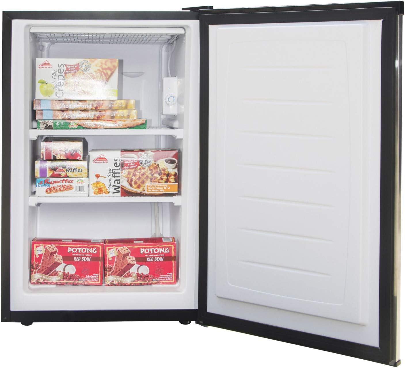 Magic Chef MCUF3S2 3.0 cu. ft. Upright Freezer in Stainless Steel