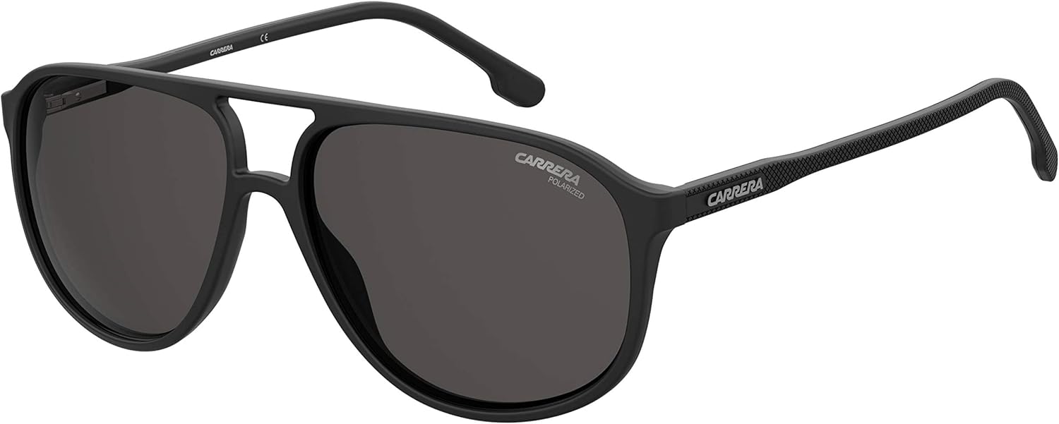 Carrera Men's Carrera 257/S Sunglasses, Black/Polarized Gray, 60mm 15mm US