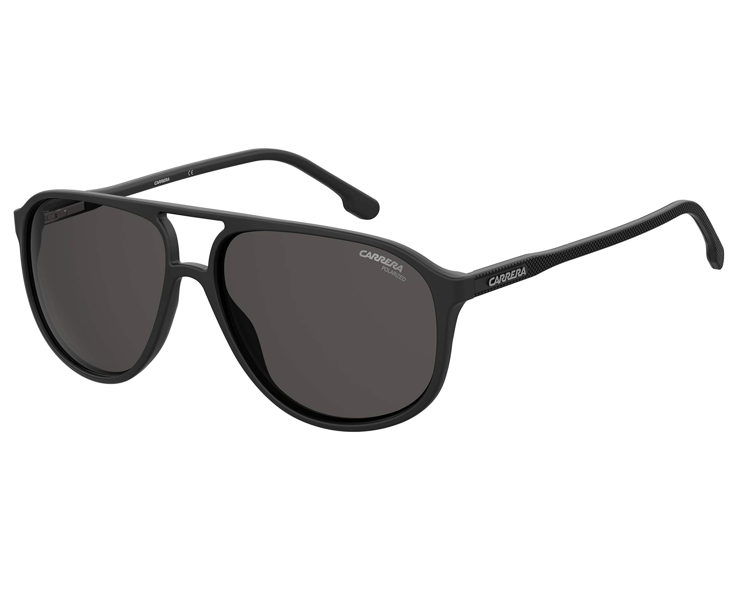 Men's Carrera 257/S Sunglasses, Black/Polarized Gray, 60mm 15mm US