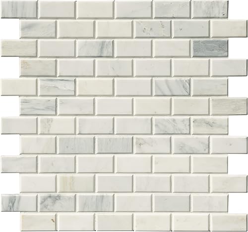 Vista 18 de MSI AMZ-M-00318 MSI - Protector contra salpicaduras de cocina de metro de cerámica biselada, color blanco antiguo, baño, acento, pared de ducha x 12