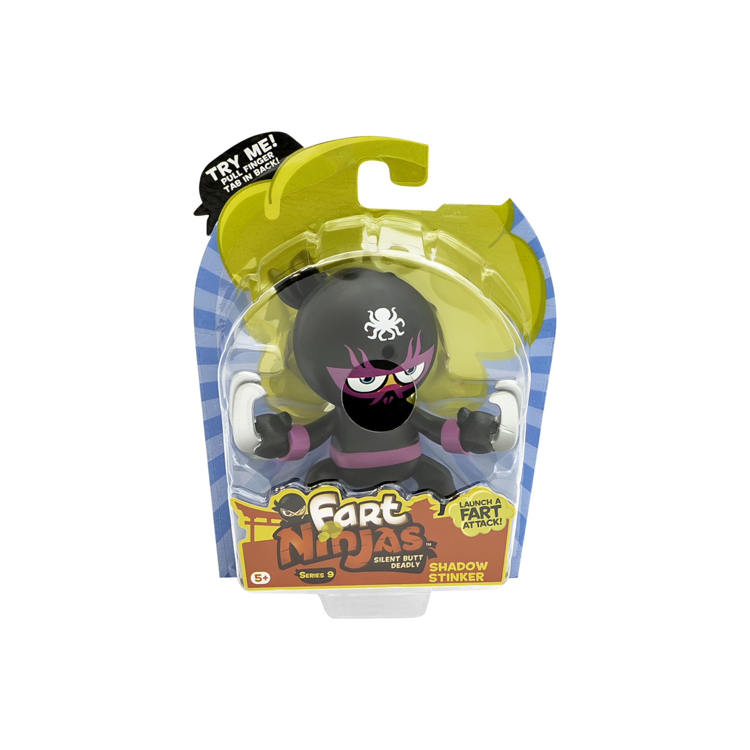 Fart Ninja Serie 9 - Figurine Collezionabili Con Suoni Di Pet Attivati Dal Movimento, 8 Personaggi, Giocattolo Per Scherzi Bambini 5+