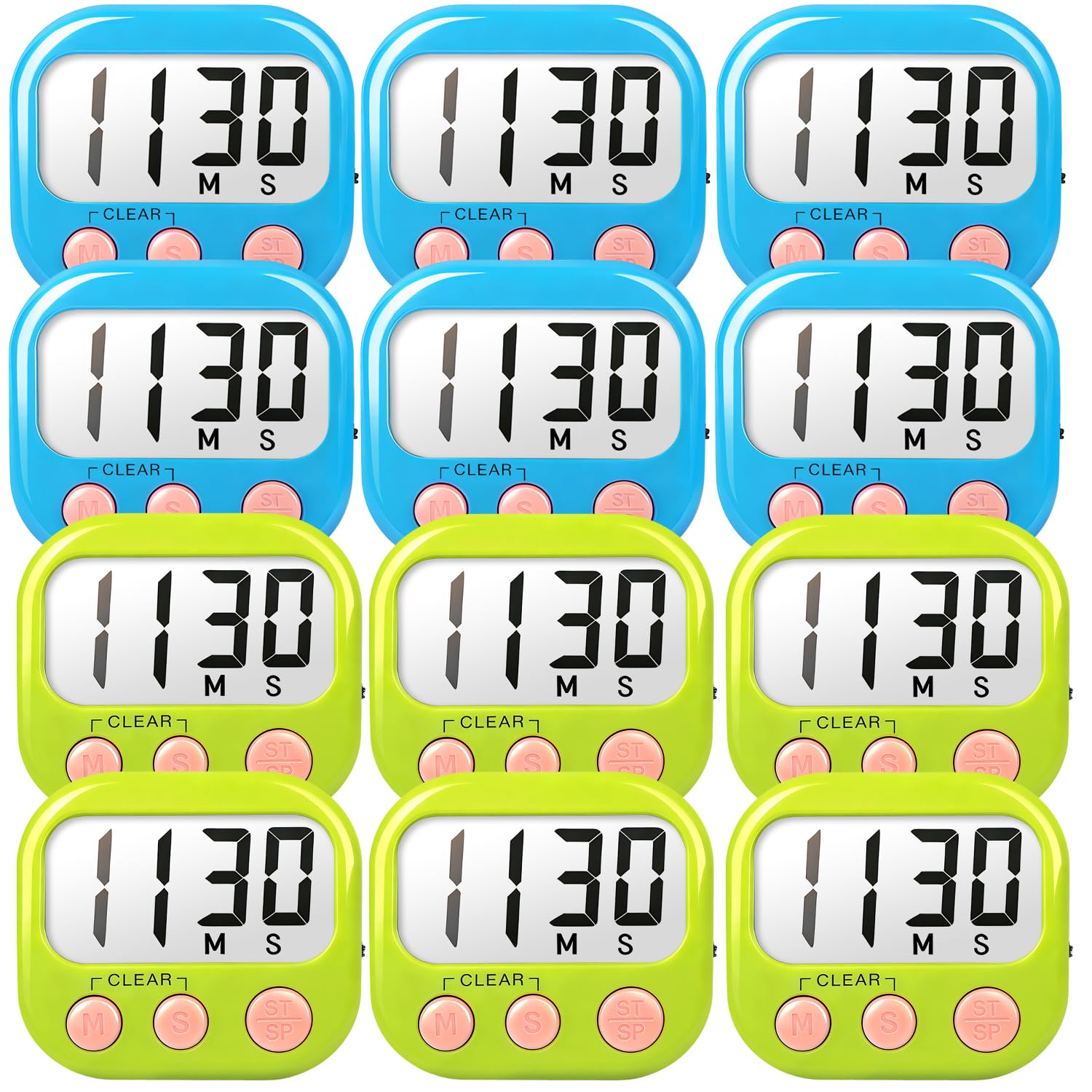 Minuteur numerique magnetique pour les devoirs des enfants a la maison