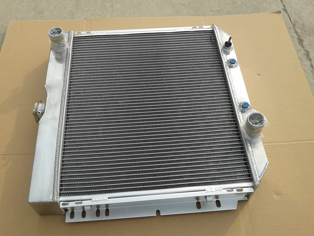 Radiatore in alluminio + ventola per F-ord Mu-stang/Ranchero/Torino/Mer-cury Cougar XR7/Comet 4.7L/5.0L V8 Fairlane/Maverick 1967-1970