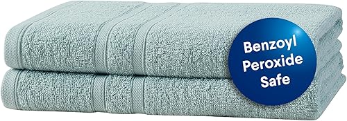 CLOROX Toallas aptas para blanqueador, secado rápido, toallas de baño 100% algodón (30 x 52 pulgadas), altamente absorbentes, suaves y ligeras,