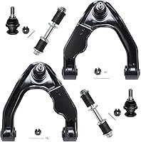Vista 200 de Detroit Axle - Kit de suspensión delantera RWD para Chrysler 300 Dodge Challenger Charger Magnum, brazos de control superior con barras