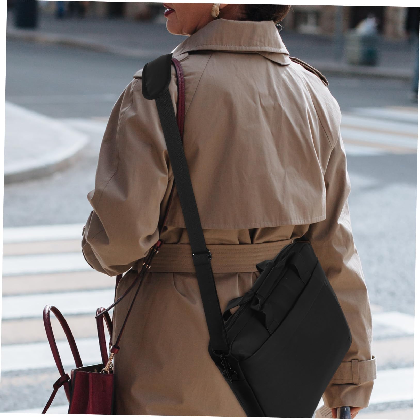 BESPORTBLE Borsa per Laptop con Fodera Imbottita Custodia Antiurto per Notebook Borsa Tracolla per Computer per Viaggio di Lavoro e Uso Quotidiano Accessori Inclusi